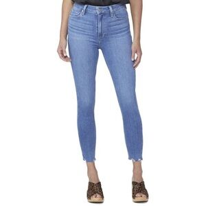 PAIGE Blue High Rise Skinny Jeans